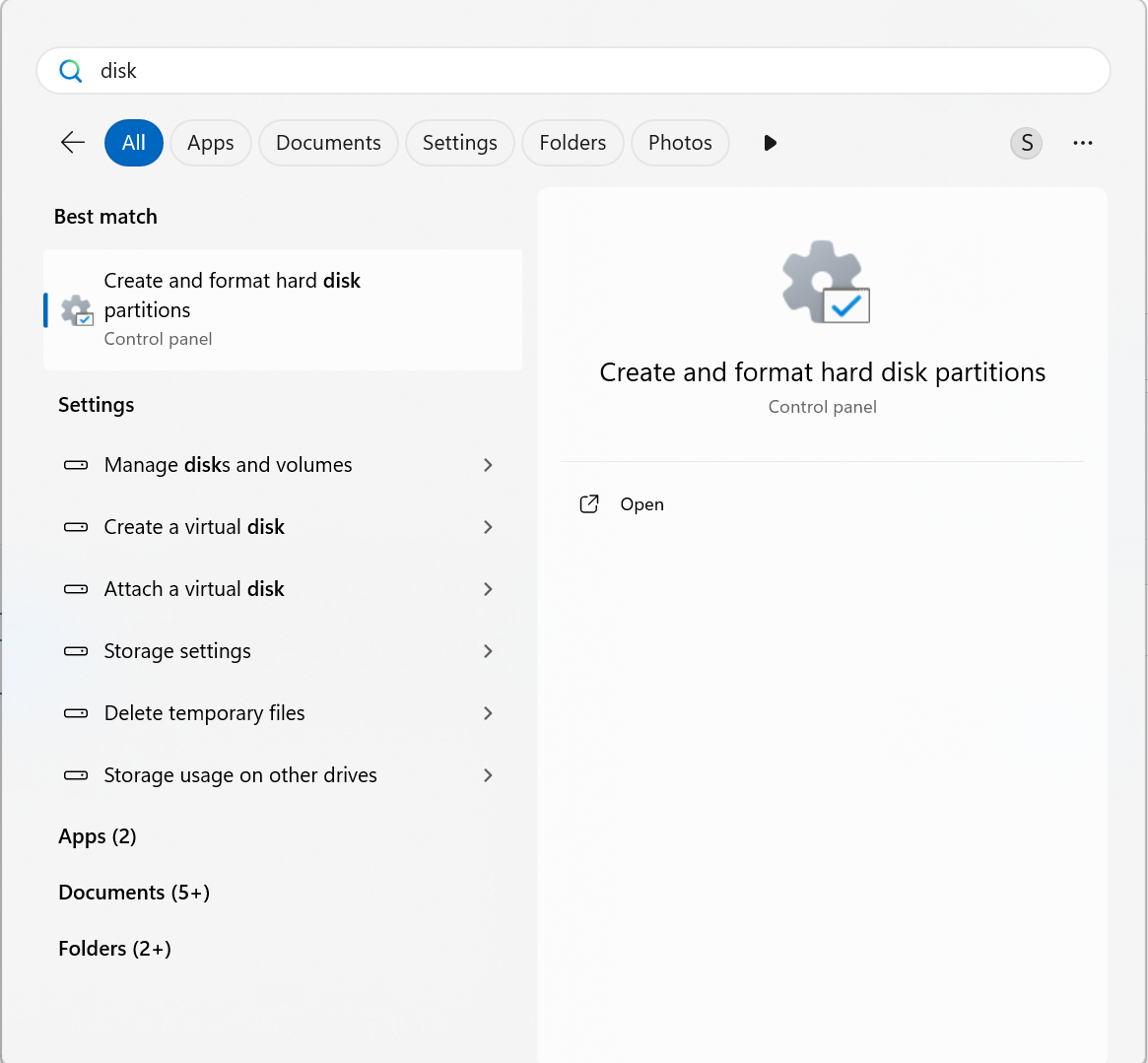 Disk Management Tool